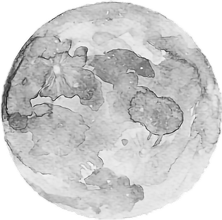 an image of the moon in black and white
