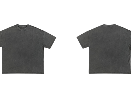 a pair of black t - shirts on a white background