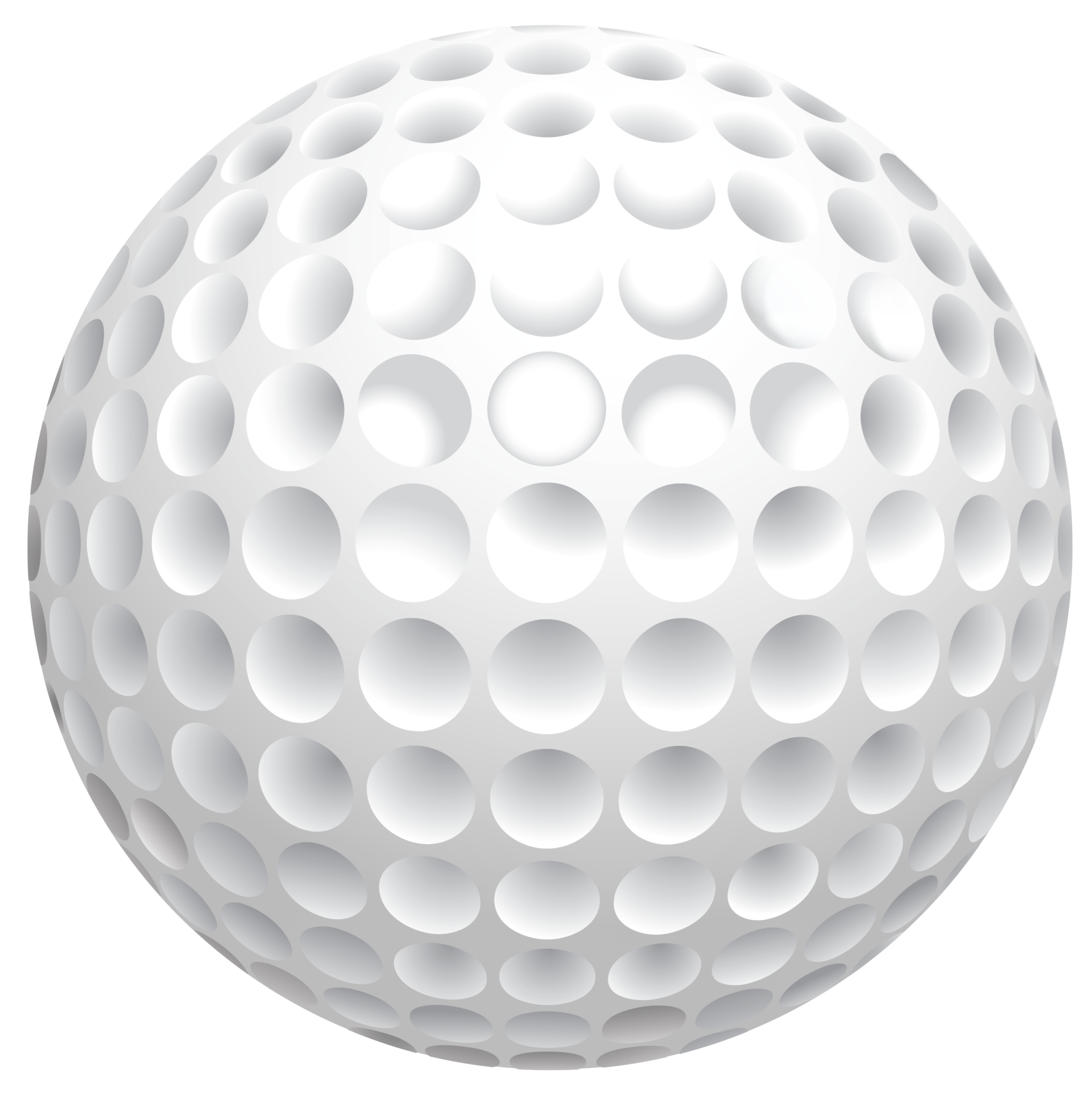 a golf ball on a white background