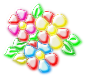 a bunch of hearts on a white background
