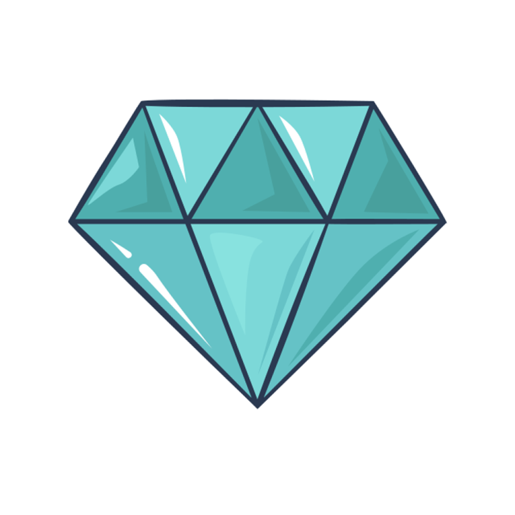 an illustration of a diamond