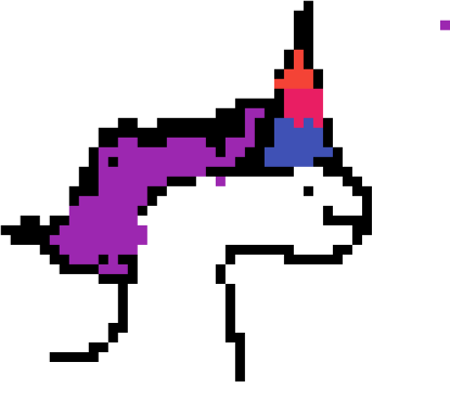 an image of a unicorn on a white background