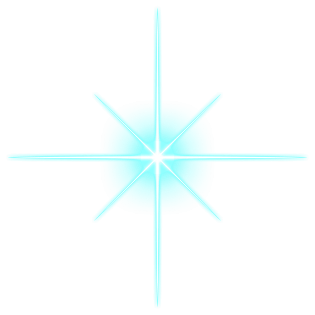 a blue star on a white background