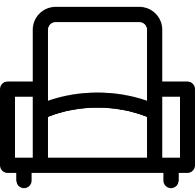 a black and white icon of a car