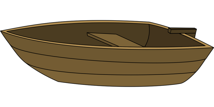 a wooden boat