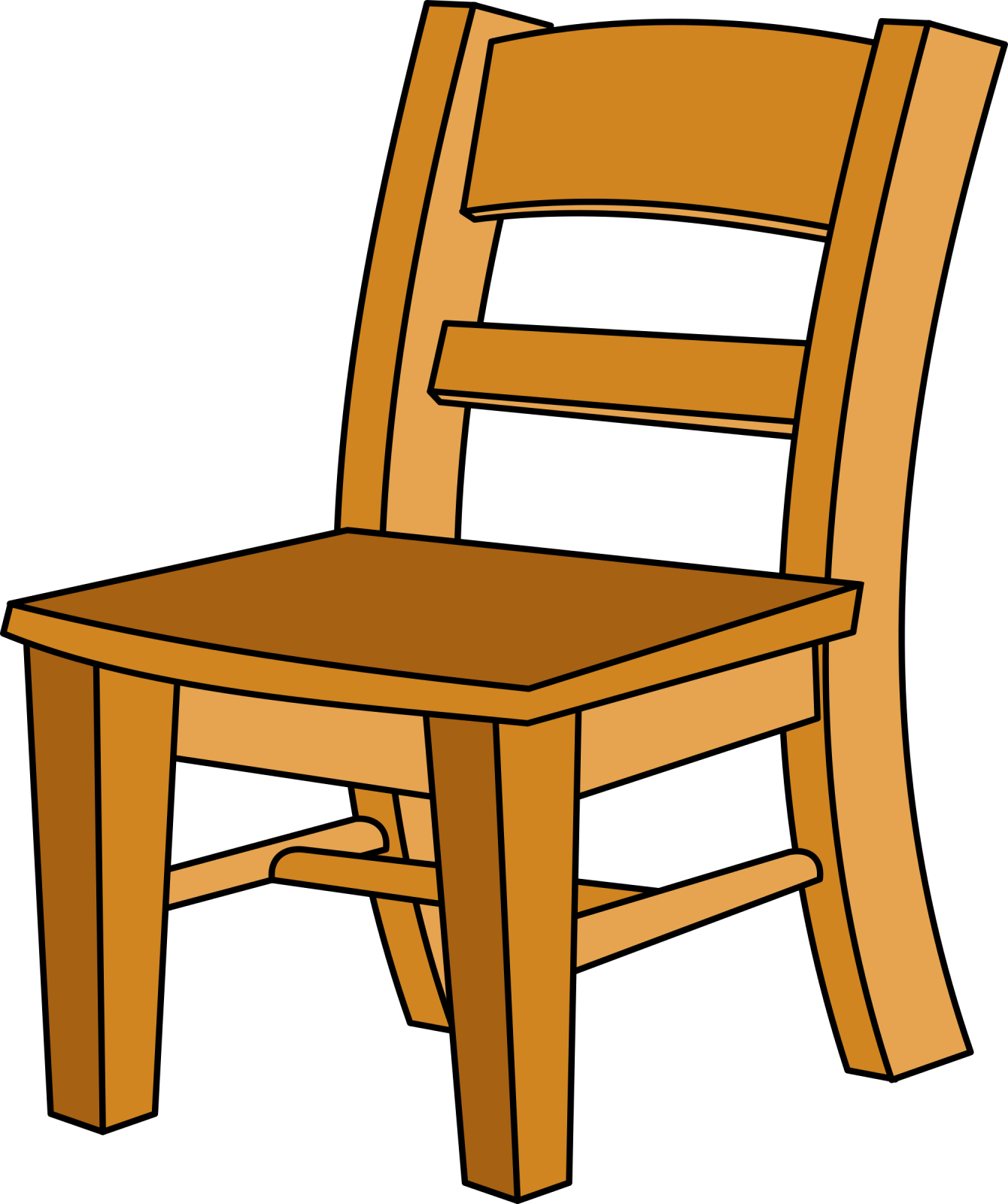 a wooden chair