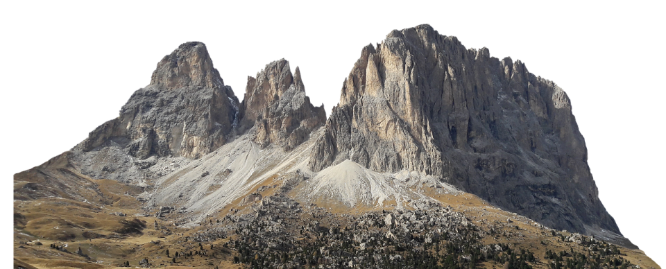 the mountain is tall