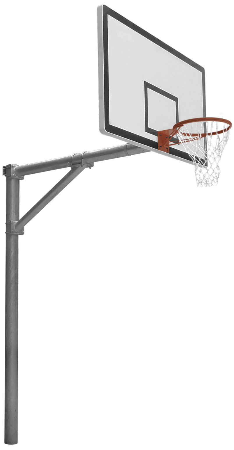 a basketball hoop on a white background