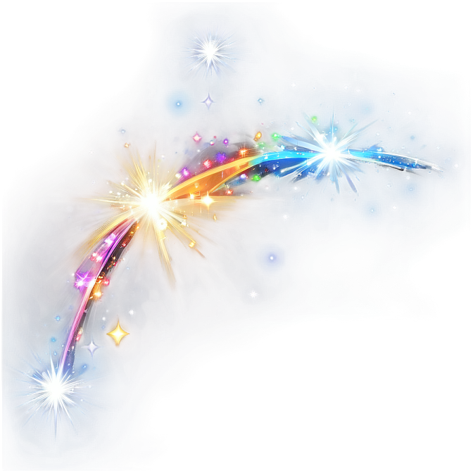 a colorful firework on a white background
