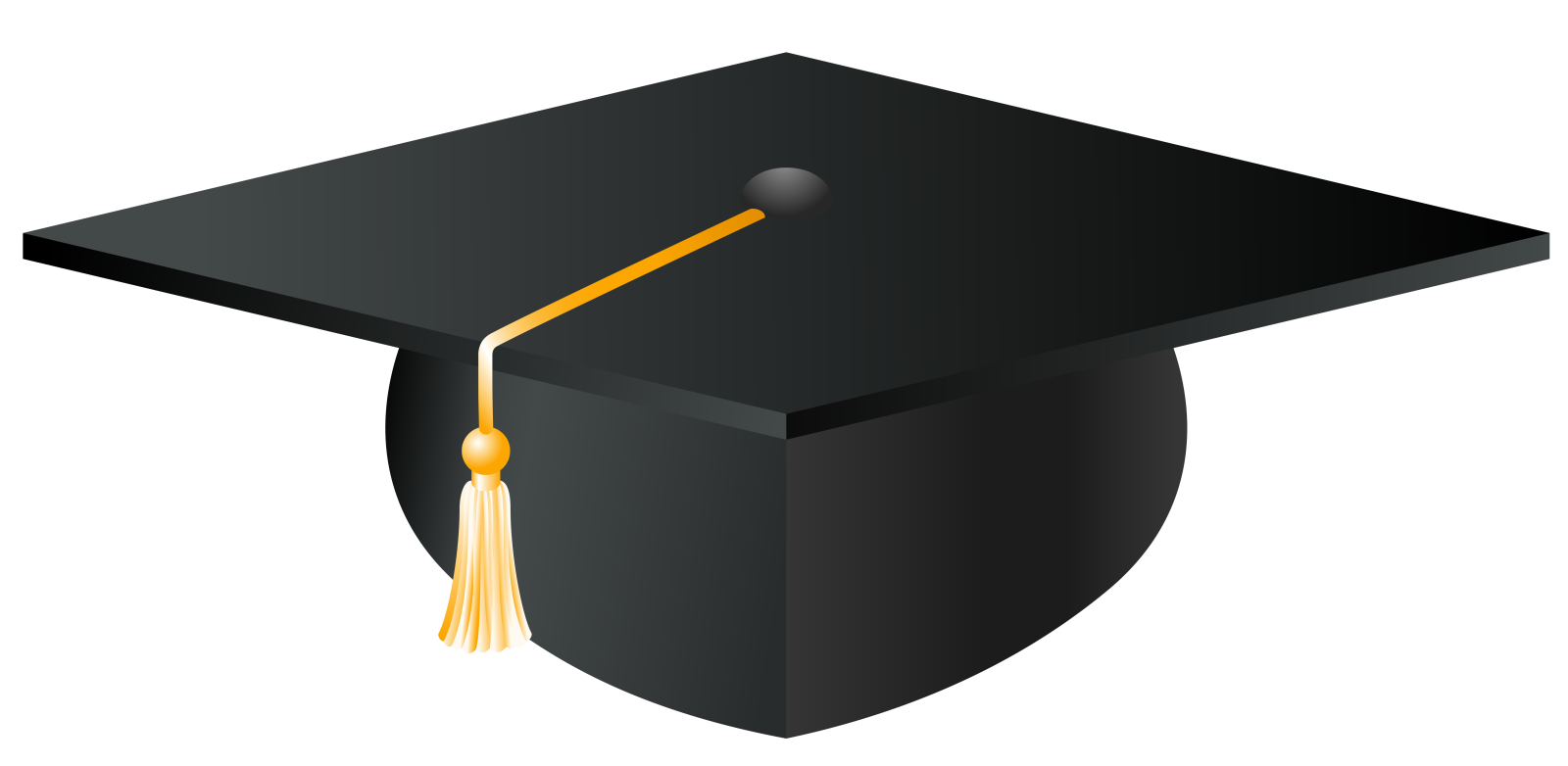 a graduation cap with a ta on it