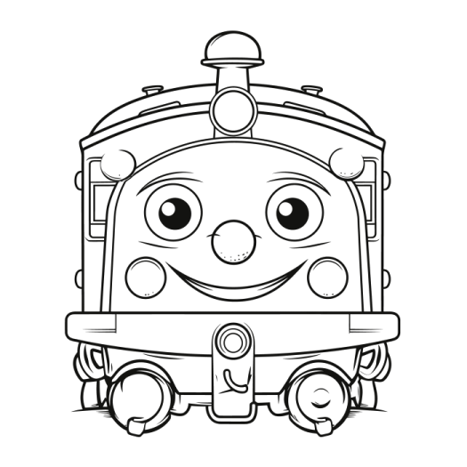 thomas the train coloring pages