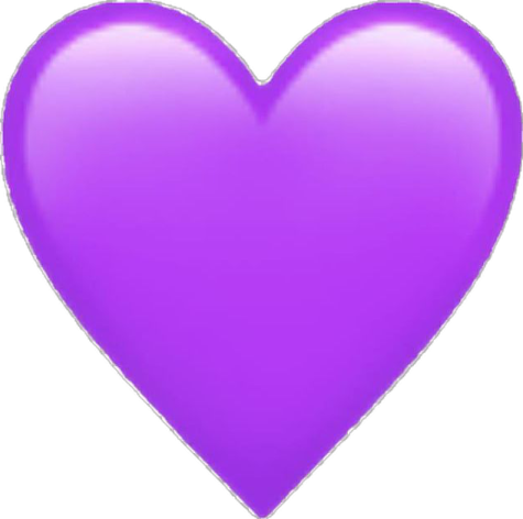 a purple heart shaped balloon