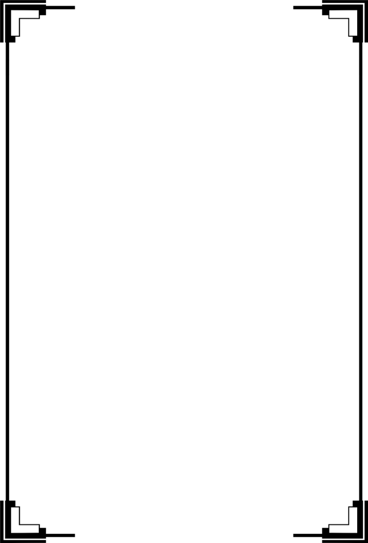 a black and white square frame