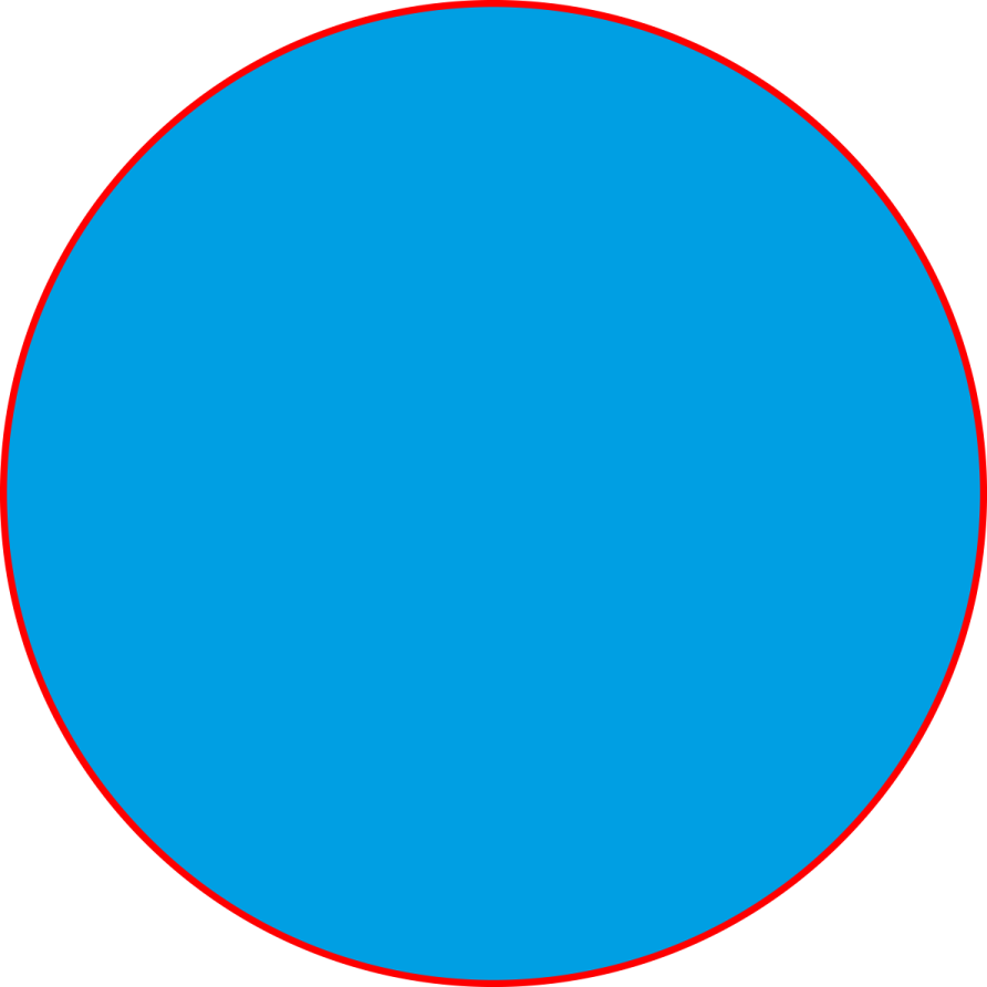 an image of a blue circle