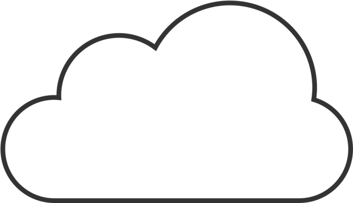 a black and white image of a cloud