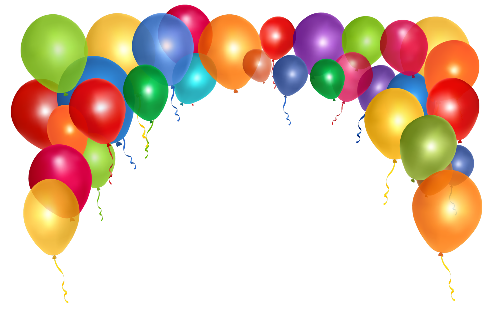 a bunch of colorful balloons