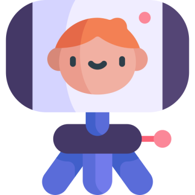 a person sitting in front of a mirror