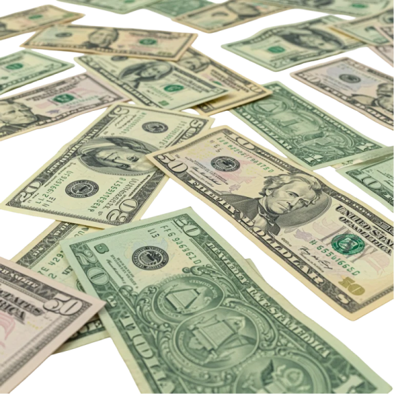 a pile of hundred dollar bills