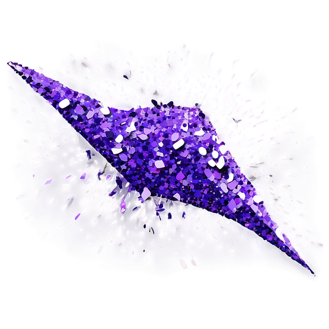 a purple and black glitter bat with a white background