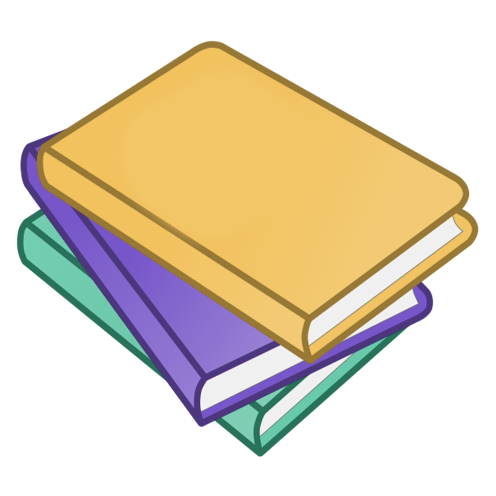 a stack of books