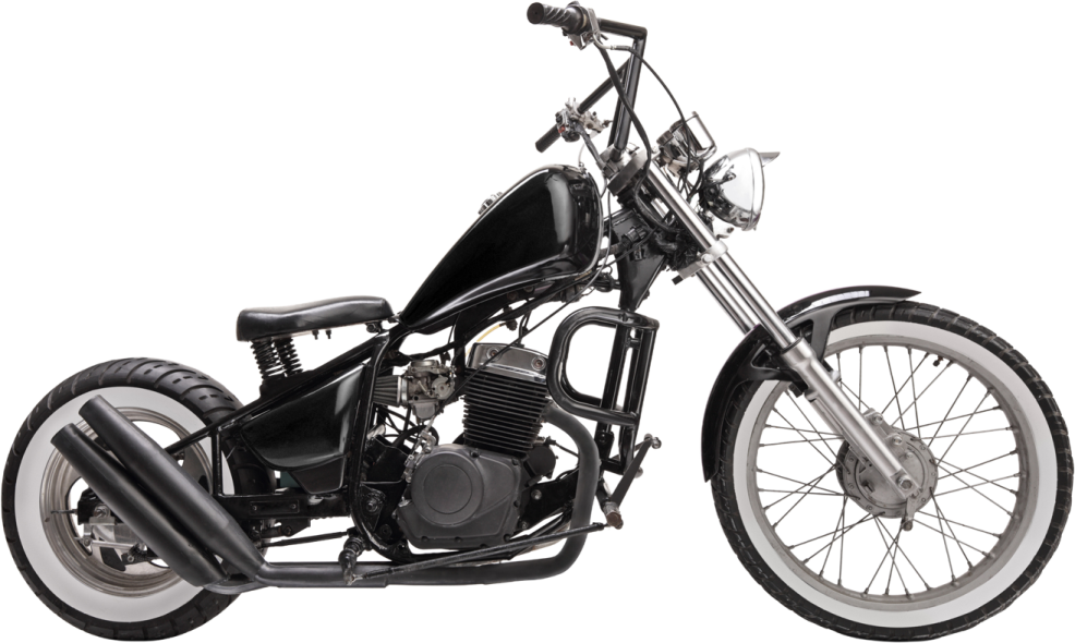 an image of a motorcycle on a white background