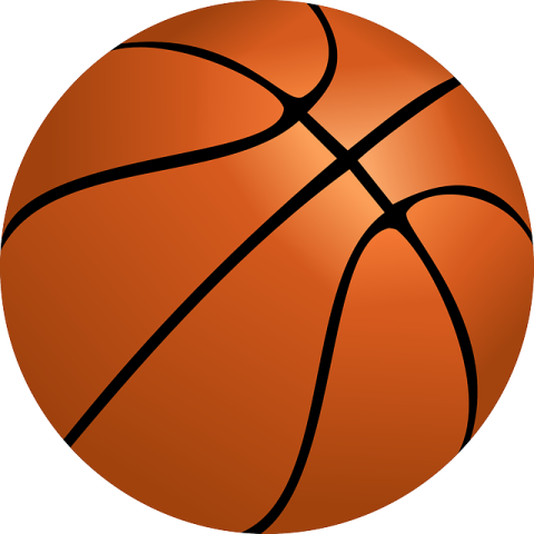 a basketball ball on a white background