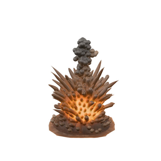 a 3d model of a pine tree