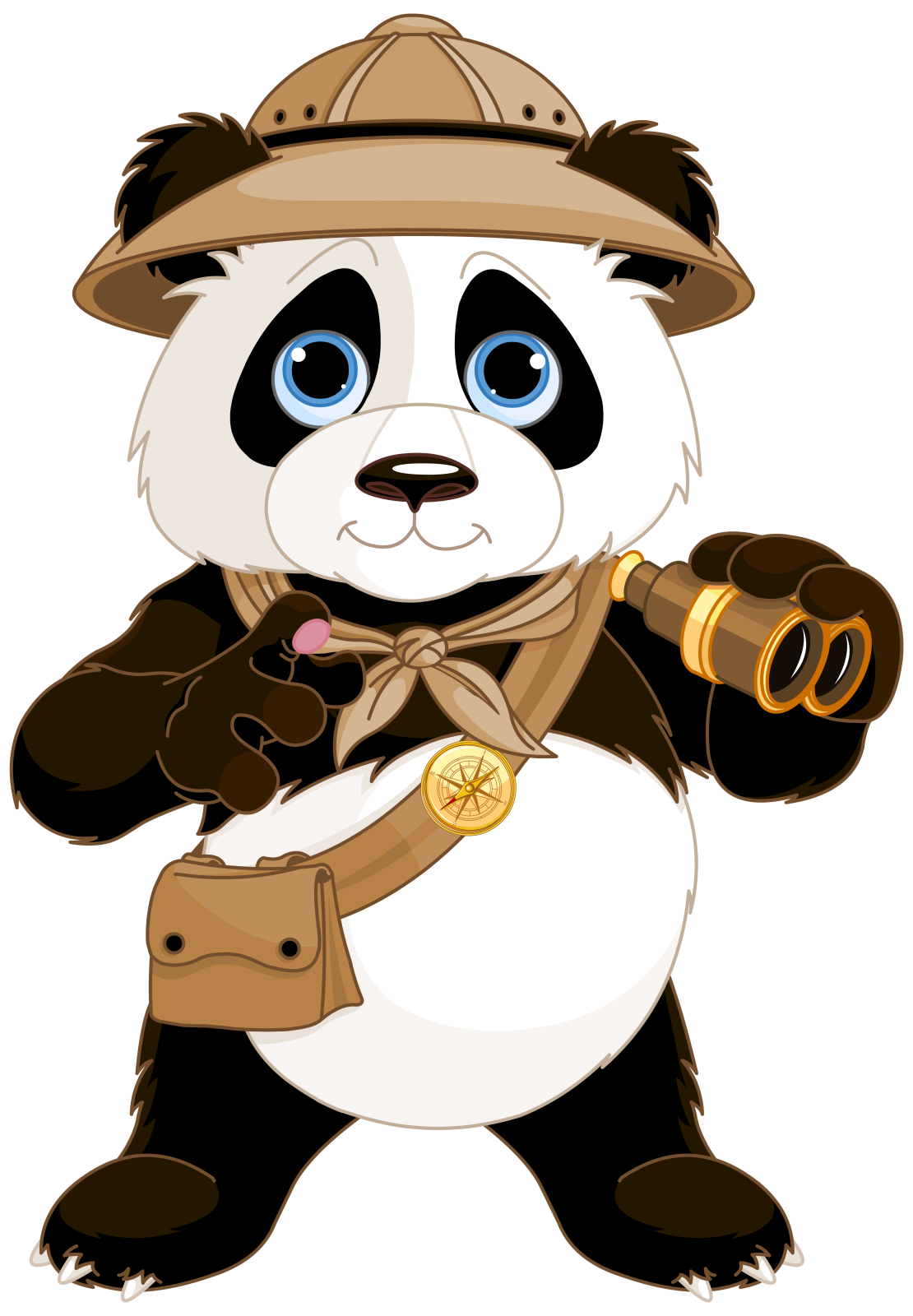 a panda wearing a hat and holding a gun