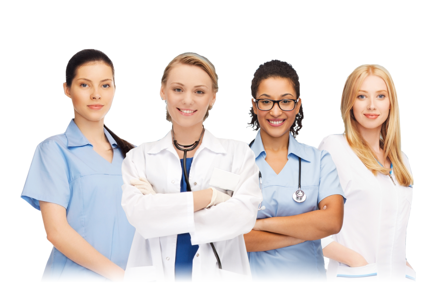 a group of doctors standing together