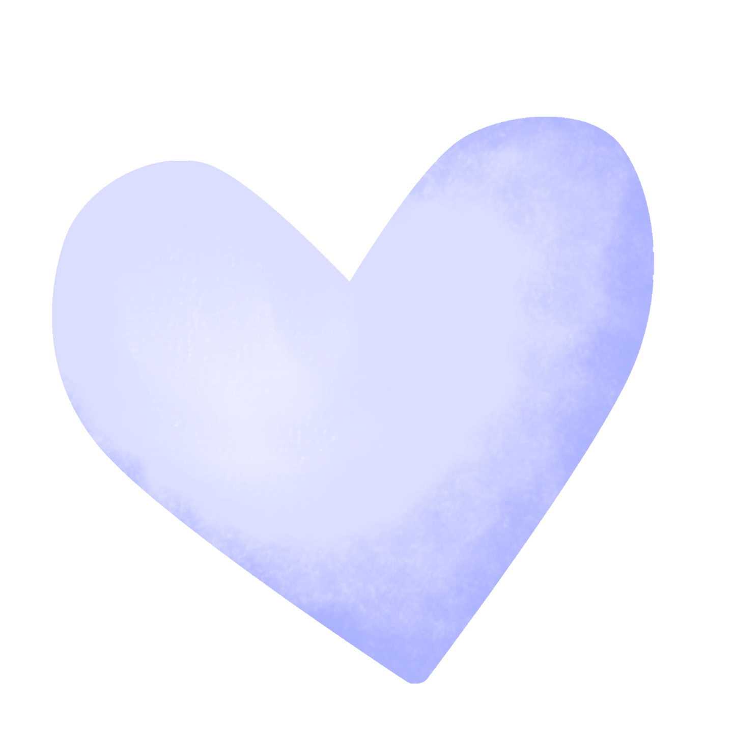 a white heart with a gray background