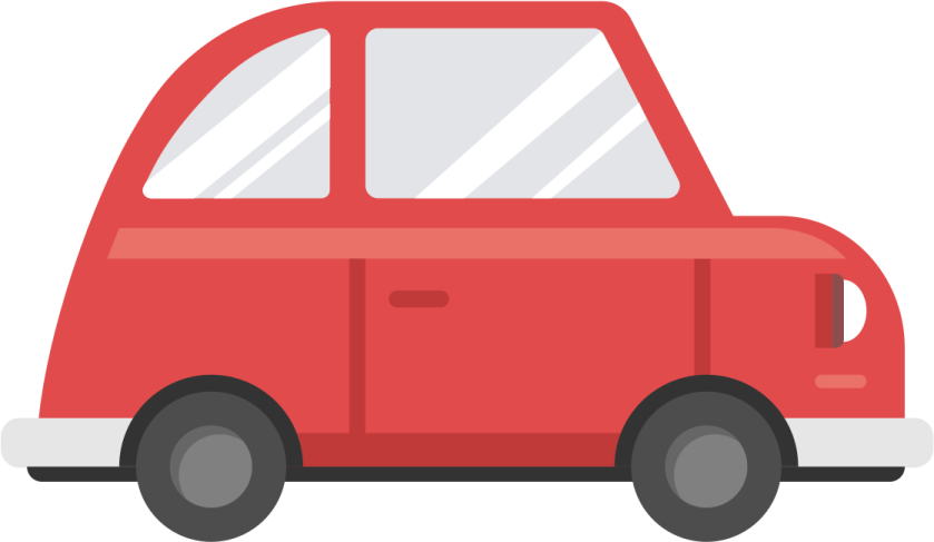 an image of a red car