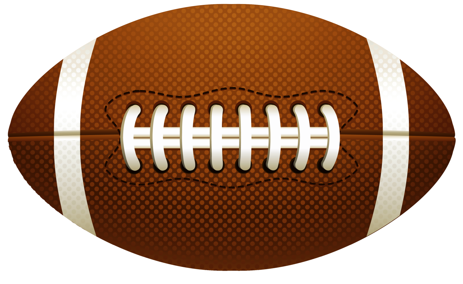 a football ball on a white background