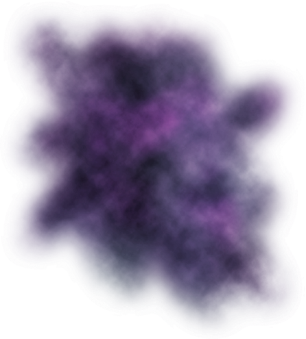purple smoke on a white background