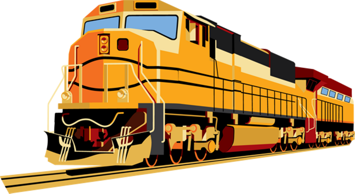 an image of a train on the tracks