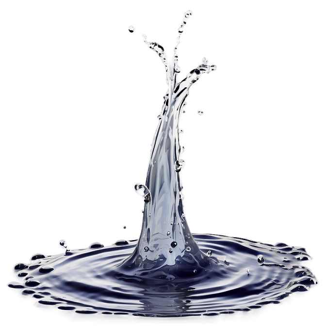 water splash isolated on white background photo