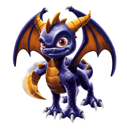 an image of a blue and yellow dragon