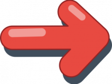 a red arrow pointing up to the right