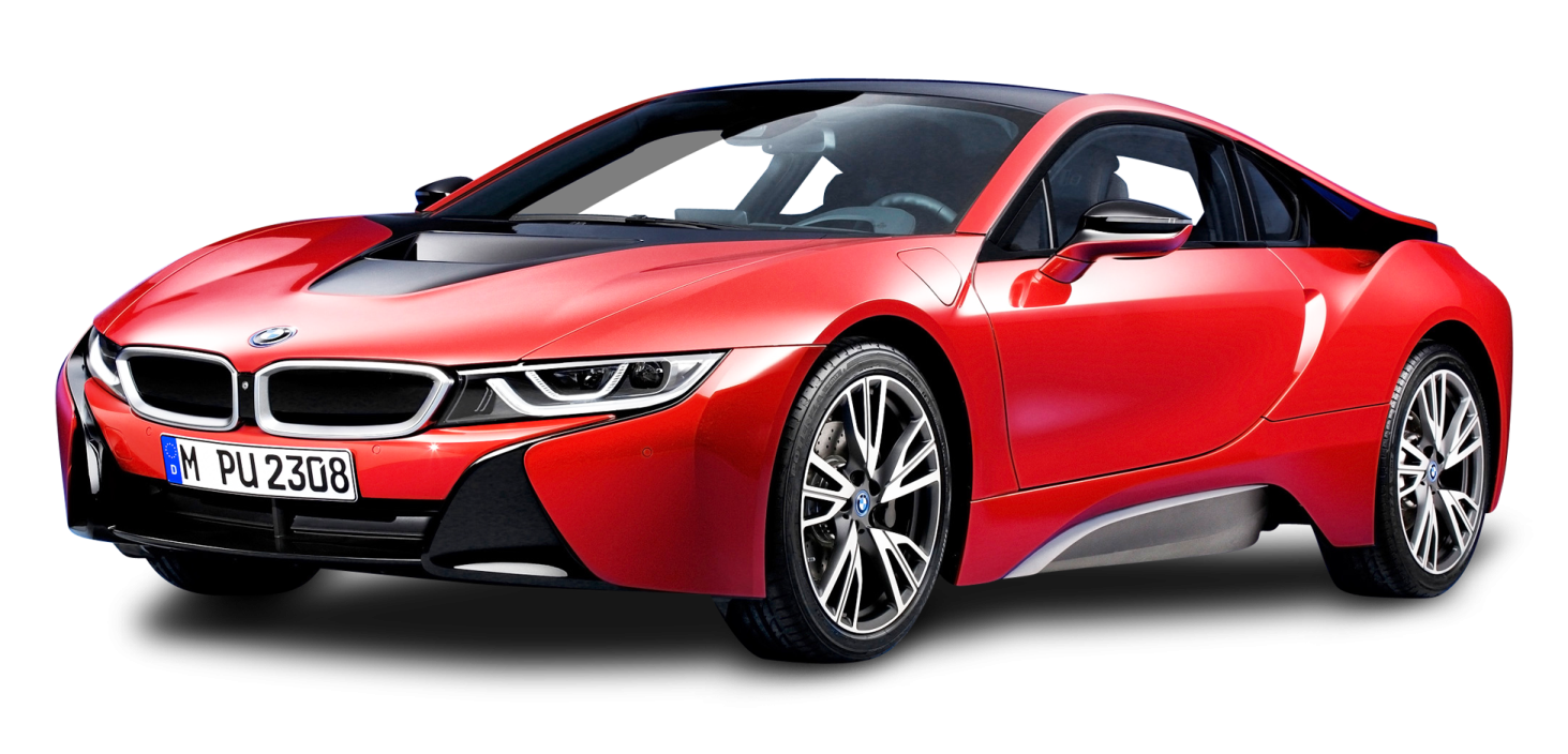 a red bmw concept car