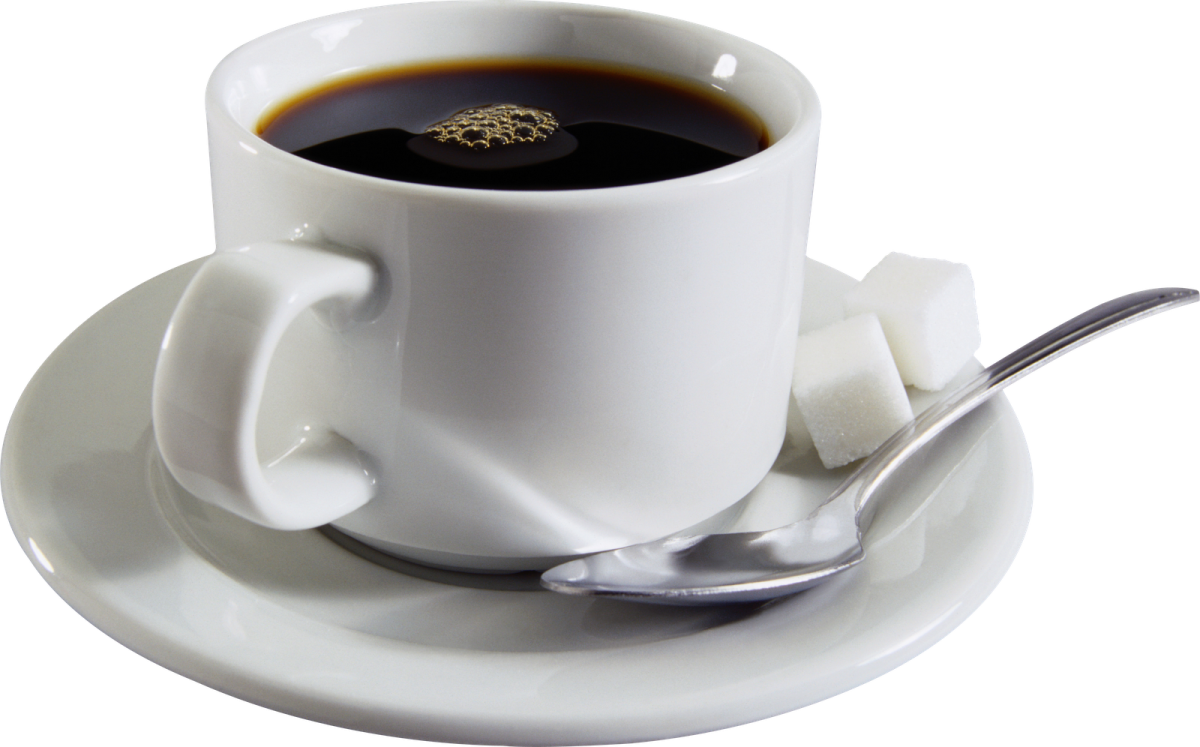 a cup of coffee on a saucer