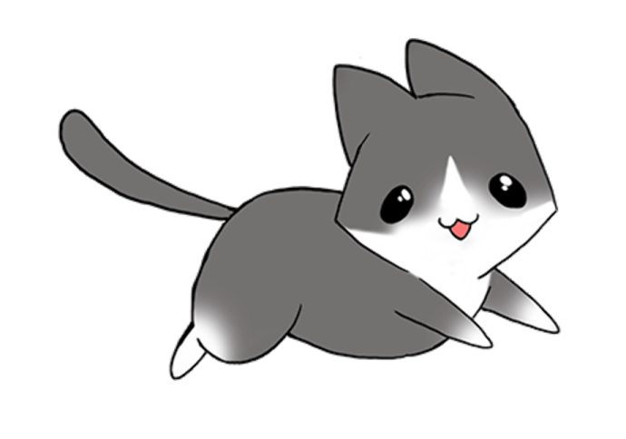 a black and white cat with red eyes