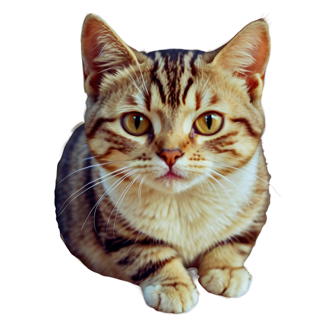 a close up of a cat looking at the camera