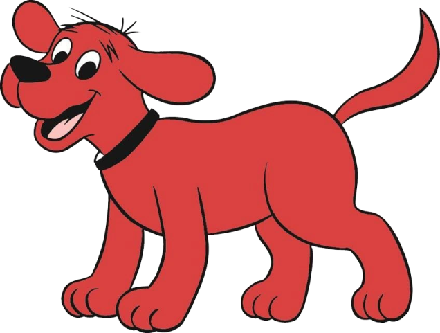 clifford the dog clipart