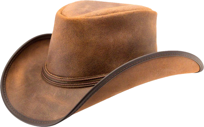 a cowboy hat on a white background