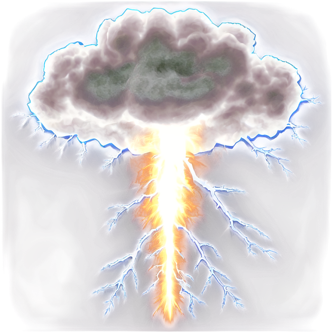an image of a cloud with lightning