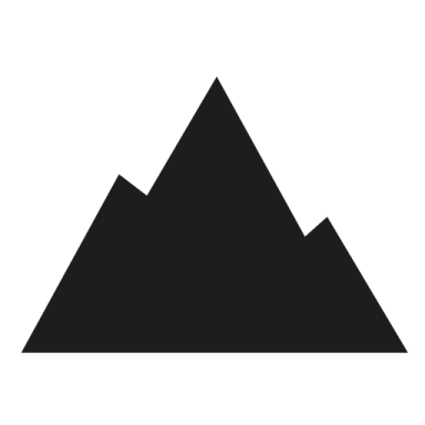 a black and white image of a mountain