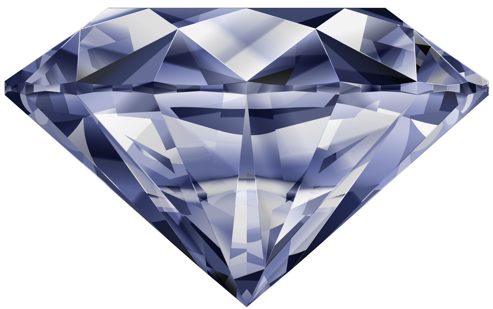 a diamond on a white background