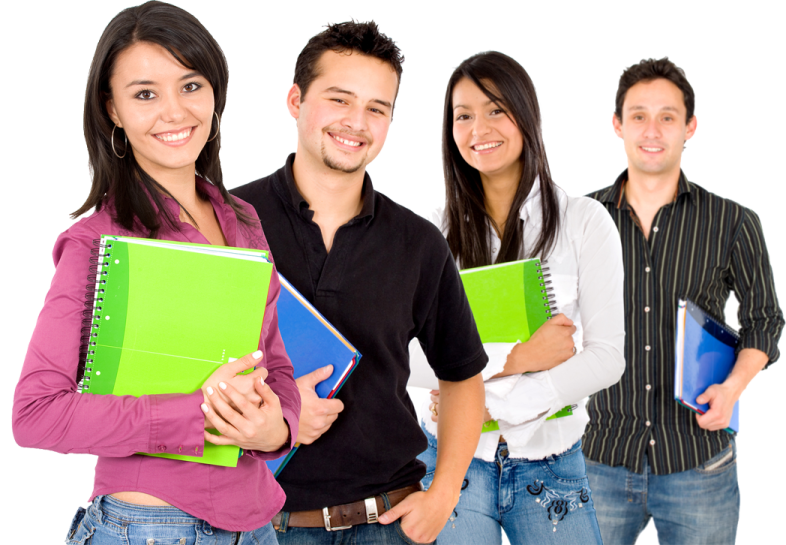 a group of young people