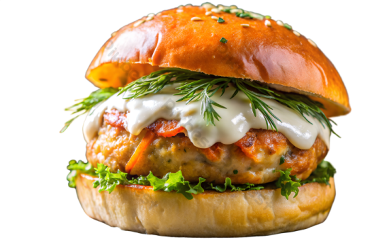 a hamburger with meat and cheese on it