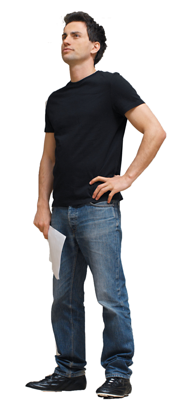 a man standing with his hands in his pockets