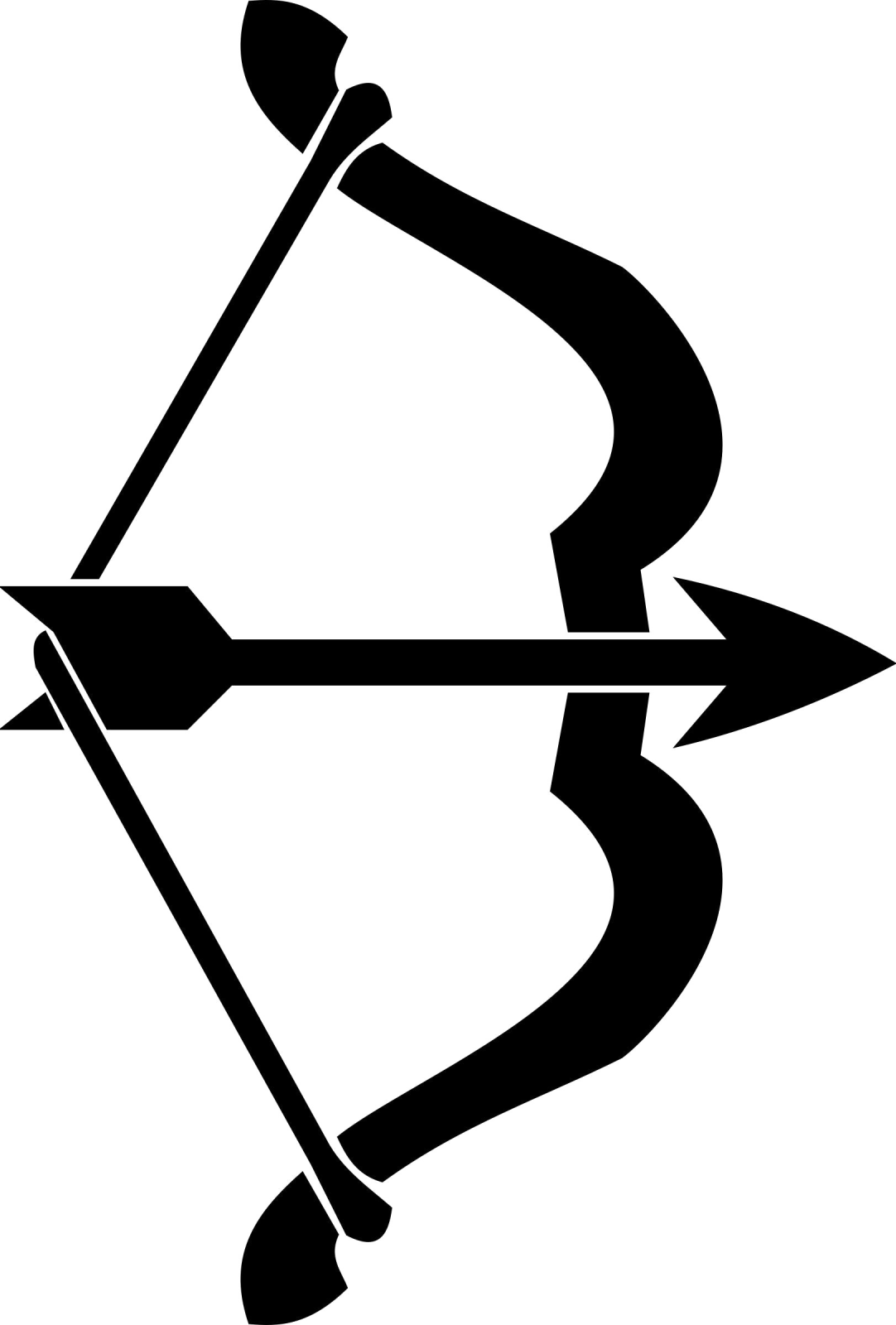 a bow and arrow icon